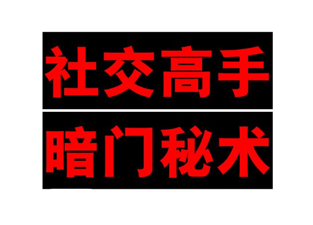 《社交高手暗门秘术》PDF