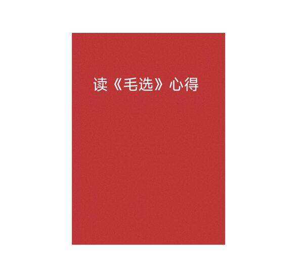 《读毛选心得》PDF