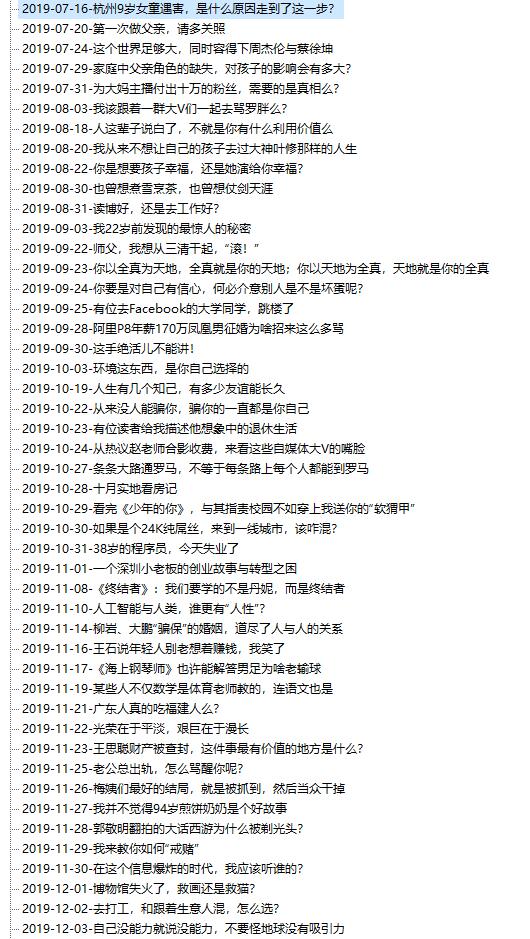 公众号《记忆承载文章合集》2018-2021年