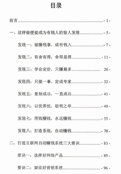 《打造互联网自动赚钱系统》PDF