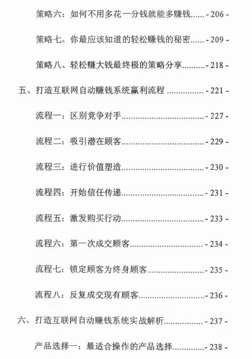 《打造互联网自动赚钱系统》PDF