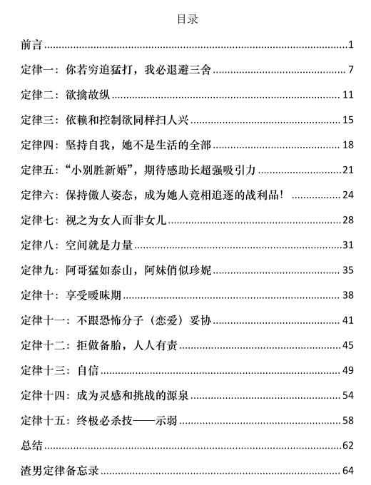 《渣男手册》PDF