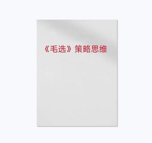 《毛选策略思维》PDF