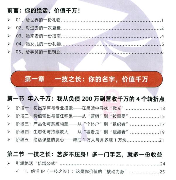 《绝活》PDF